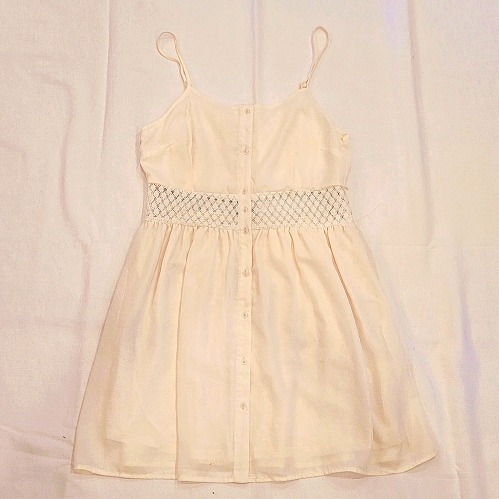 MOD CLOTH Ivory Baby Doll Dress